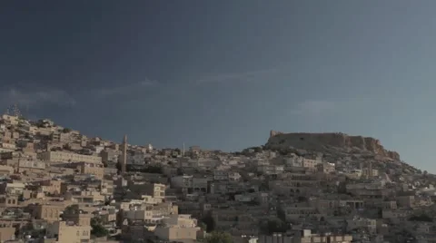 Mardin city view Stock Footage 48596477