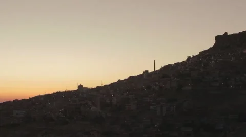 Mardin city view Stock Footage 48596614