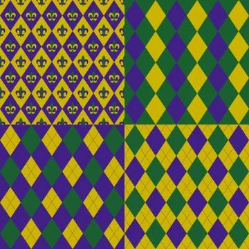 Mardy gras backgrounds Illustrazione stock