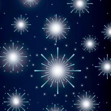 Mardy gras splash lights pattern Stock Illustration