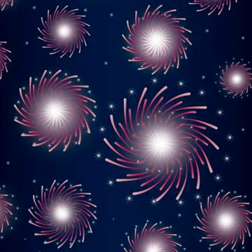 Mardy gras splash lights pattern Stock Illustration