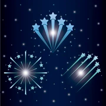 Mardy gras splash lights pattern Stock Illustration