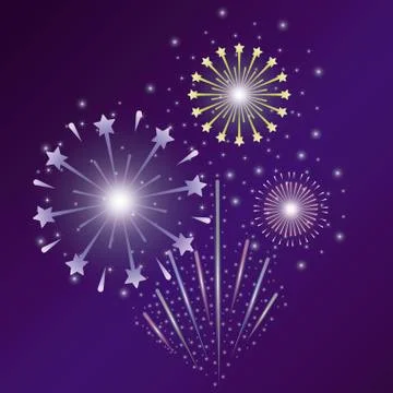 Mardy gras splash lights pattern Illustrazione stock