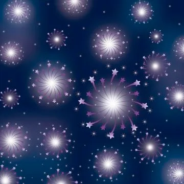 Mardy gras splash lights pattern Stock Illustration