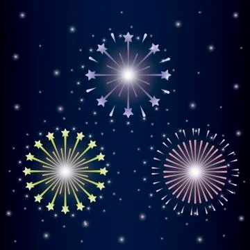 Mardy gras splash lights pattern Stock Illustration