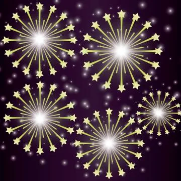 Mardy gras splash lights pattern Illustrazione stock