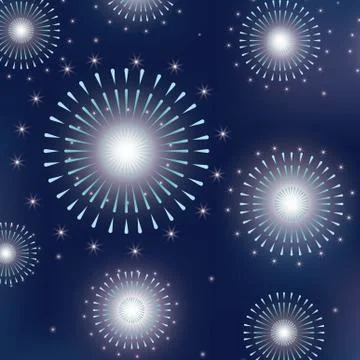 Mardy gras splash lights pattern Stock Illustration