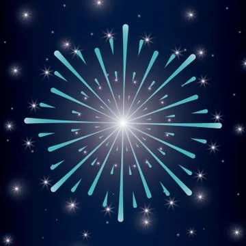 Mardy gras splash lights pattern Stock Illustration