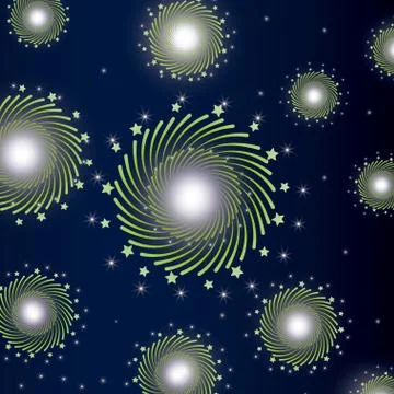 Mardy gras splash lights pattern Illustrazione stock