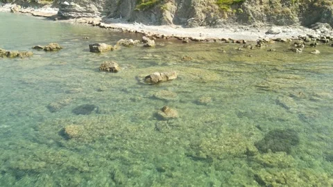 Mare Azzurro e Cristallino a Torre La Punta – Meraviglie del Cilento, Campania 動画素材 314452667