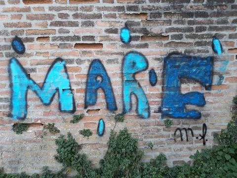 Mare graffiti Stock Photos