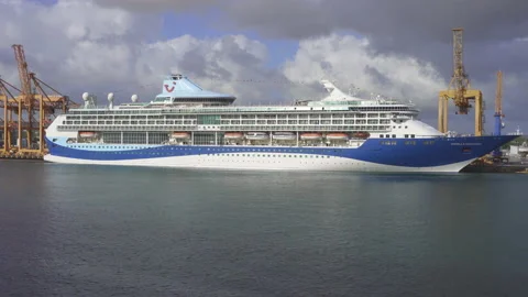 Marella Discovery Cruise Ship Stock Footage 187077251