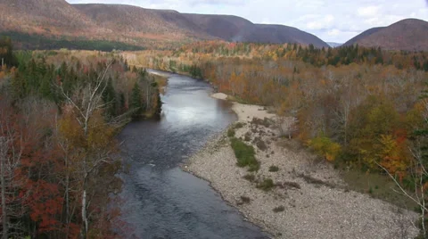 Margaree River From Poortree Stock Footage 32820112