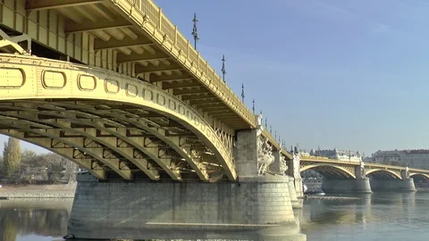 Margaret Bridge Budapest Stock Footage 99203429