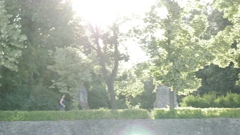 Margaret Island in Budapest Stock Footage 218619067