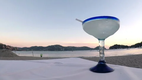 Margarita at Sunset Stock Footage 108489497
