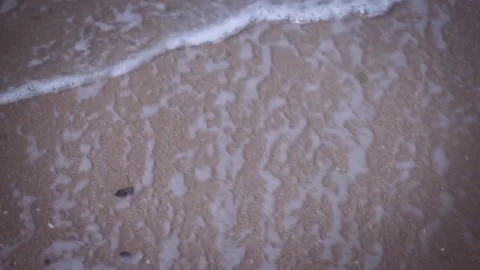 Margate, UK - Waves Closeup Stock Footage 159758544