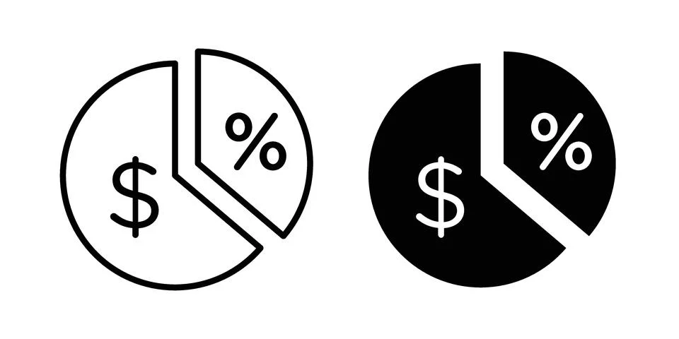 Margin icon set, collection of vector icons Stock Illustration