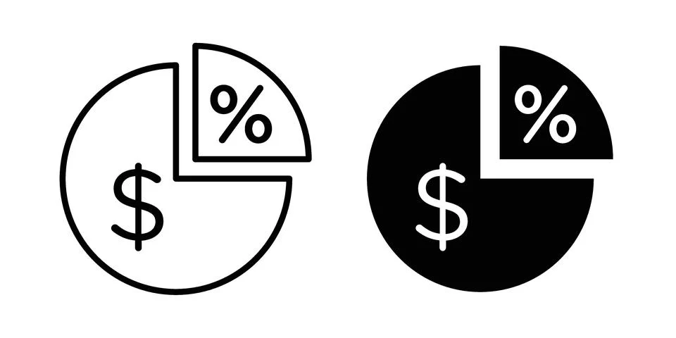 Margin icon set, collection of vector icons Stock Illustration
