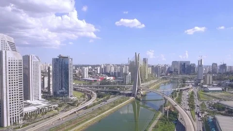 Marginal Pinheiros Stock Footage 73391611