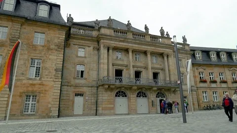 Margravi opera house in Bayeruth Stock Footage 116991144