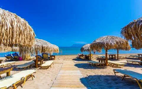 Maria Beach, Crete Stock Photos