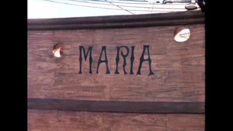 Maria Sign Stock Footage 278240473
