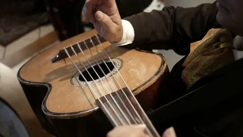 Mariachi guitar Stock Footage 80209753