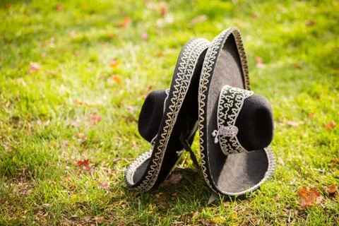 Mariachi instruments Stock Photos