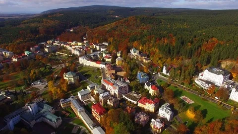 The Marianske Lazne spa. Stock Footage 71942733