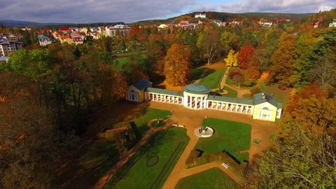 The Marianske Lazne spa. Stock Footage 71942828