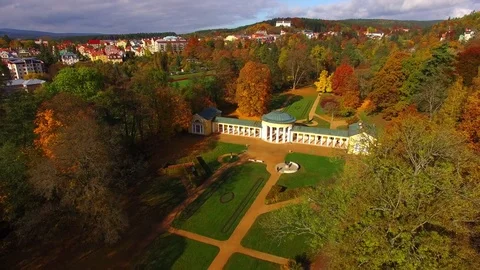The Marianske Lazne spa. Video stock 71942838