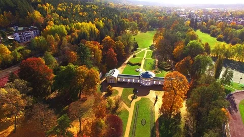 The Marianske Lazne spa. Video stock 71943652
