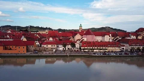 Maribor drone Stock Footage 147562975