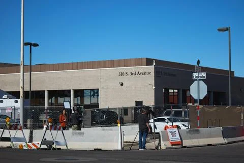 Maricopa County Tabulation and Election Center, Phoenix, USA - 04 Nov 2024 Stock Photos