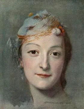 Marie Fel, 1713 - 1794. French opera singer and a daughter of the organist Stock Photos