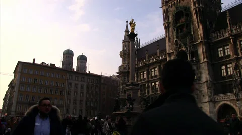 Marienplatz Center Stock-Footage 36000066