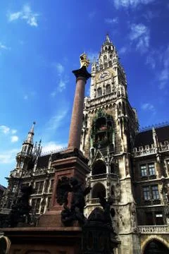 Marienplatz munich Foto stock