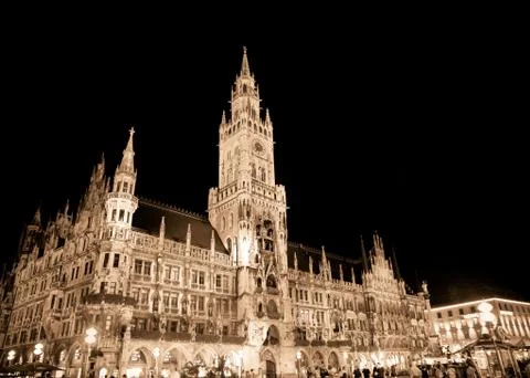 Marienplatz Munich Stock Photos
