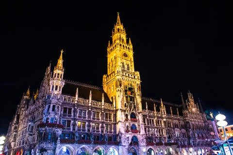 Marienplatz Munich Stock Photos