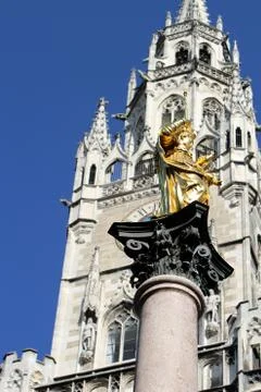 Marienplatz, Munich Stock Photos