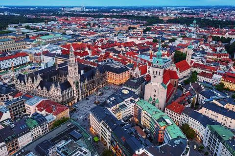 Marienplatz in Munich Stock-Fotos
