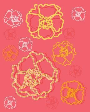 Marigold design Stock Illustration