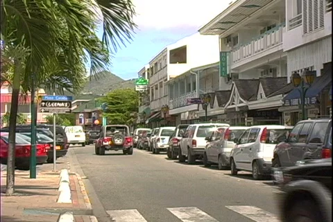 Marigot Back Street Video stock 818818
