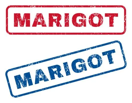 Marigot Rubber Stamps Stock Illustration