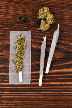 Marijuana abuse. Foto stock