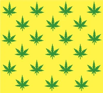 Marijuana background vector Illustrazione stock