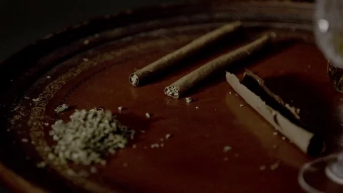 Marijuana Blunts Vídeo Stock 76992989