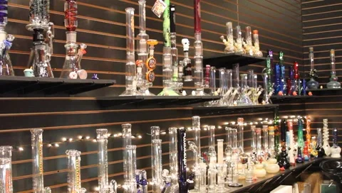 Marijuana Bongs Stock Footage 4587049