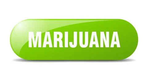 Marijuana button. marijuana sign. key. push button. Illustrazione stock